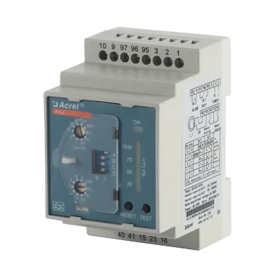 parameters of din rail mounted earth fault relay