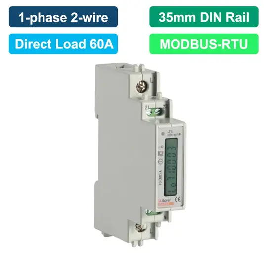 din rail kwh meter