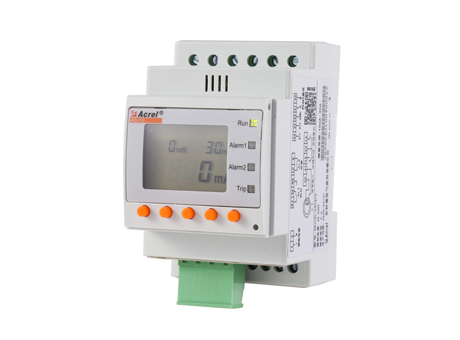 parameters of dc current earth leakage relay lcd display