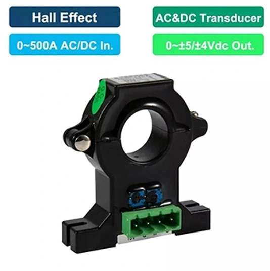 hall effect dc current transduce